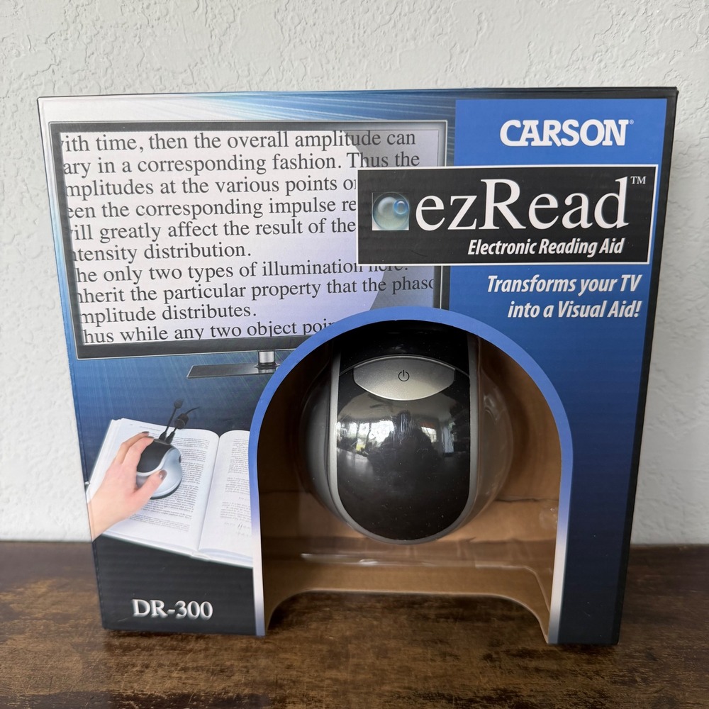 Carson DR-300 ezRead Electronic Reading Aid Digital Magnifier TV Output